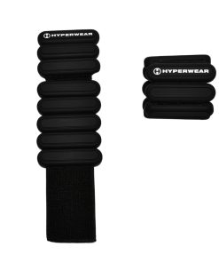 Pesas para muñecas y tobillos HYPERWEAR con estilo,