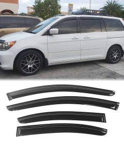 Juego de 4 deflectores de viento para -Dark Smoke