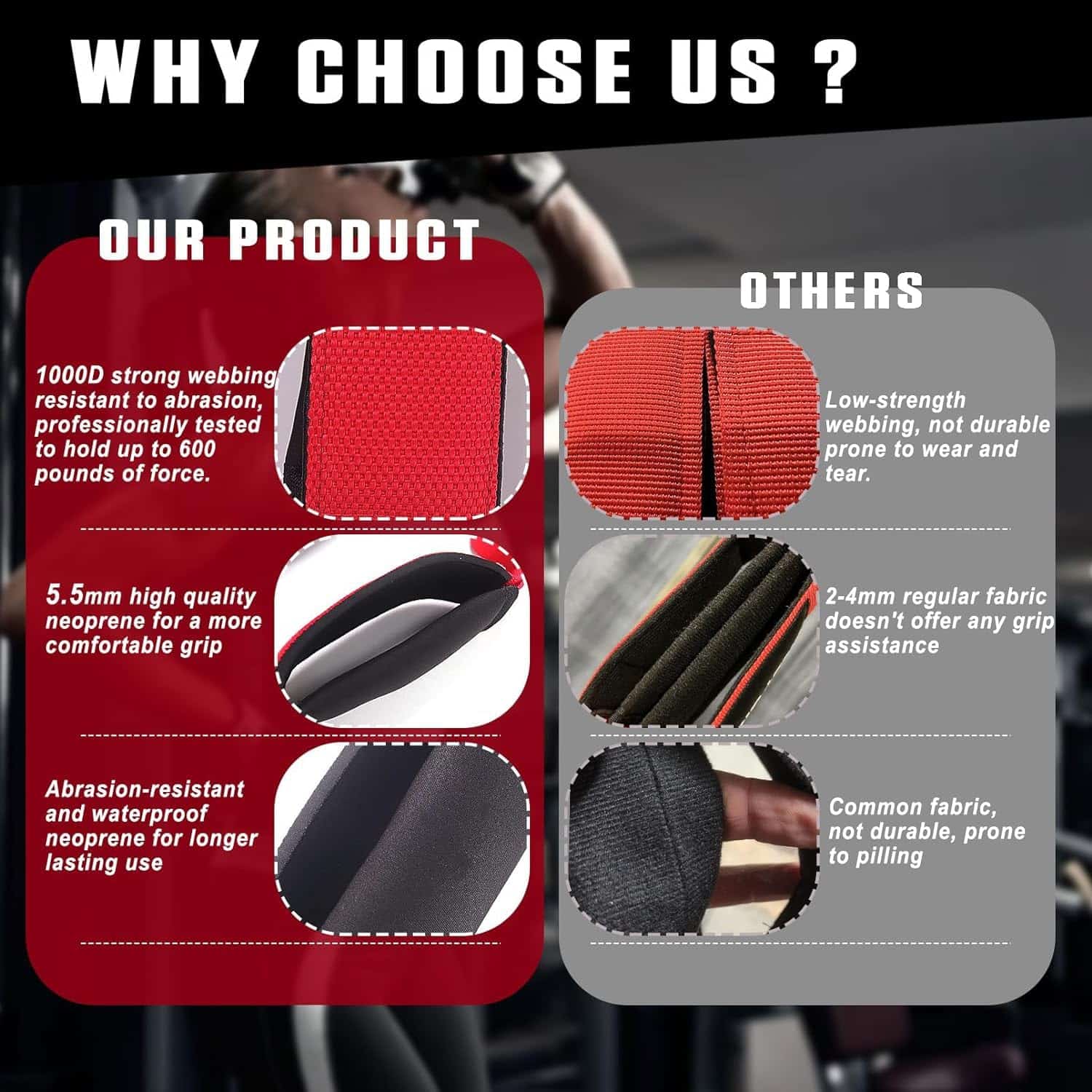 Cuerda de Tríceps con Dos Longitudes Incorporadas en Una - - Imagen 5