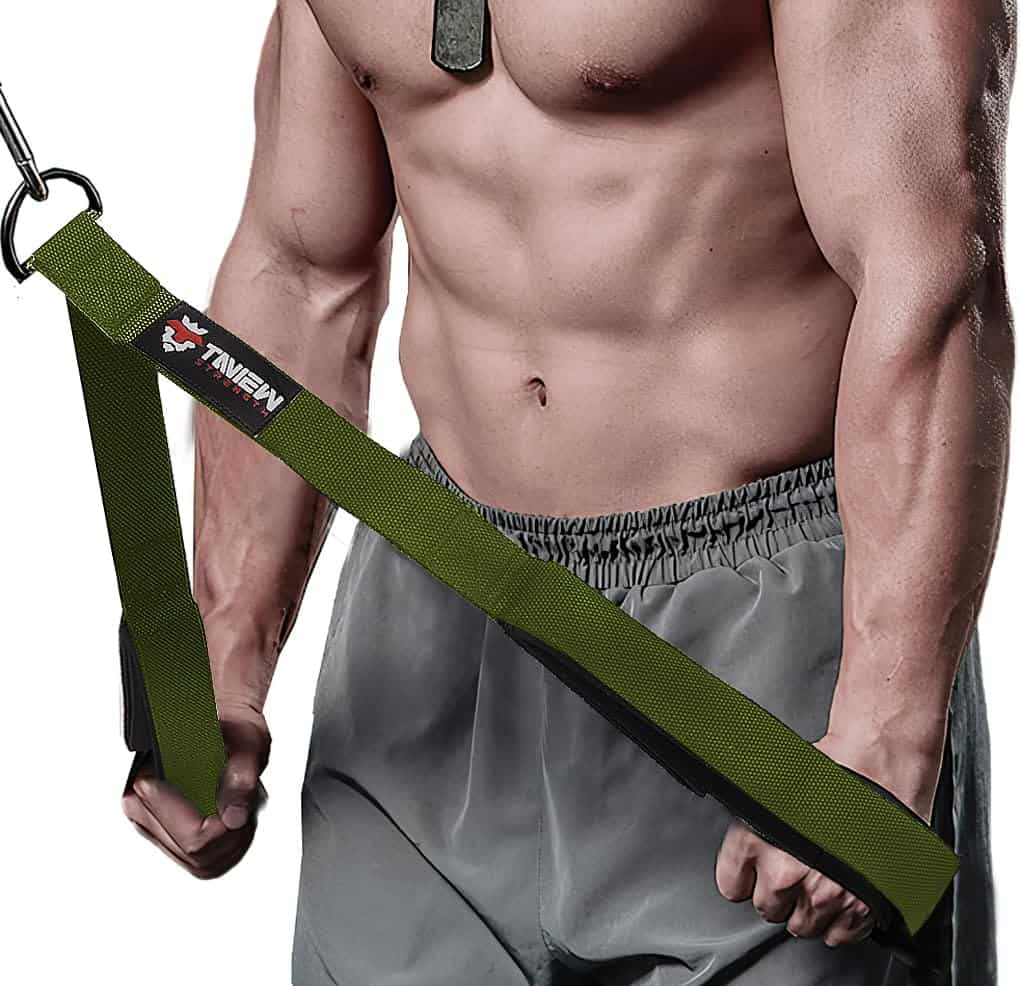 Cuerda de Tríceps para Cable (Dos Longitudes en Una Sola)