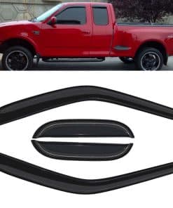 4pcs Deflectores de Ventana Lateral Sombrillas para Lluvia