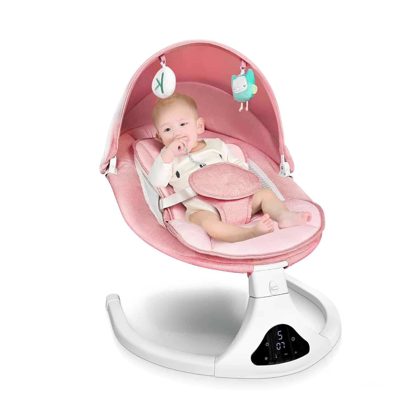 Columpio eléctrico para bebés desde recién nacidos hasta