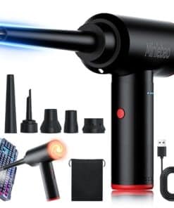 Limpiador de Aire Comprimido Recargable, Soplador de Aire