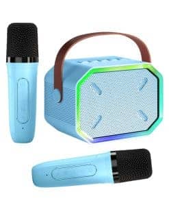 Máquina de Karaoke para Niños y Adultos, -Azul