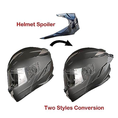 Casco modular de cara completa para motocicleta 1Storm DOT - Imagen 6