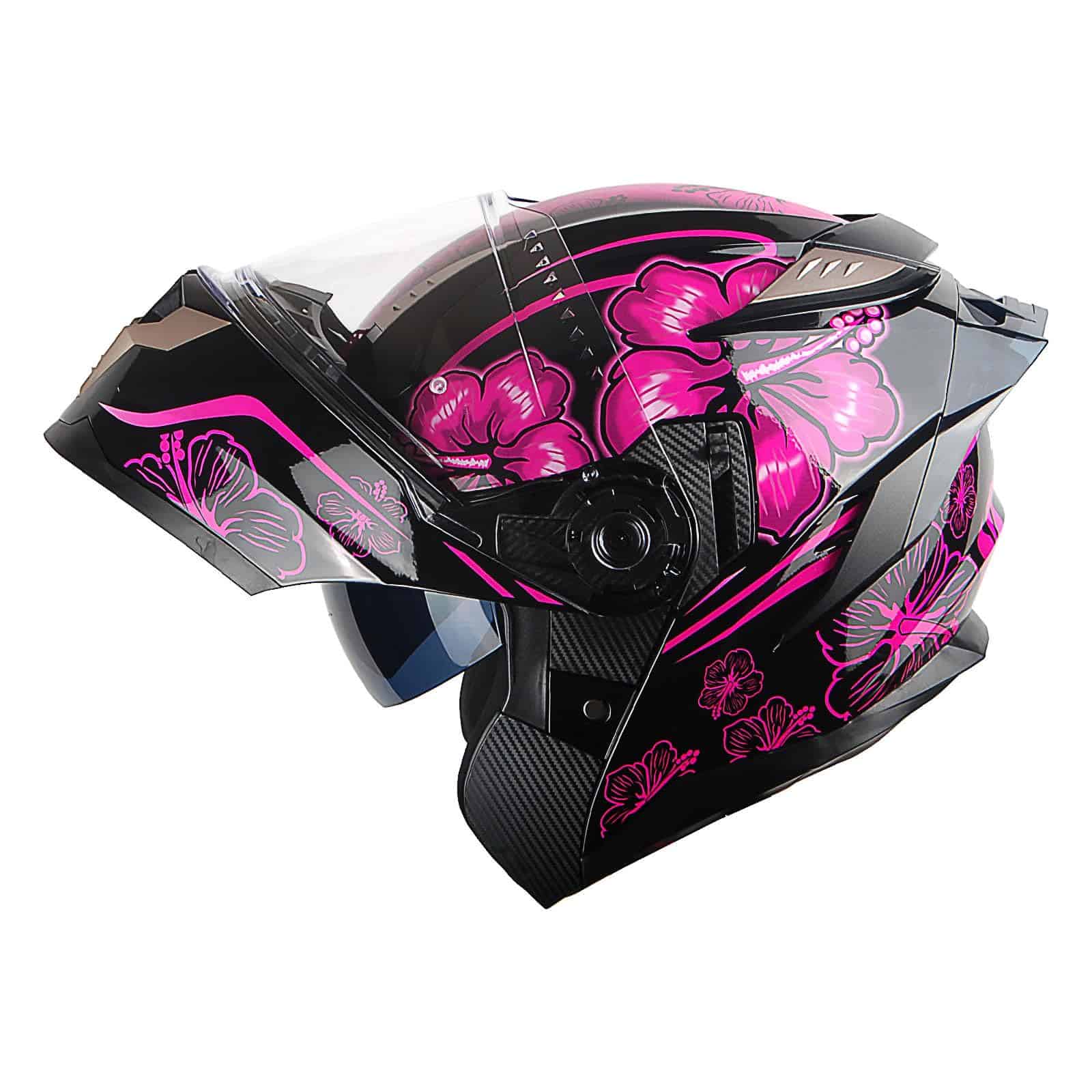 Casco modular de cara completa para motocicleta 1Storm DOT - Imagen 4