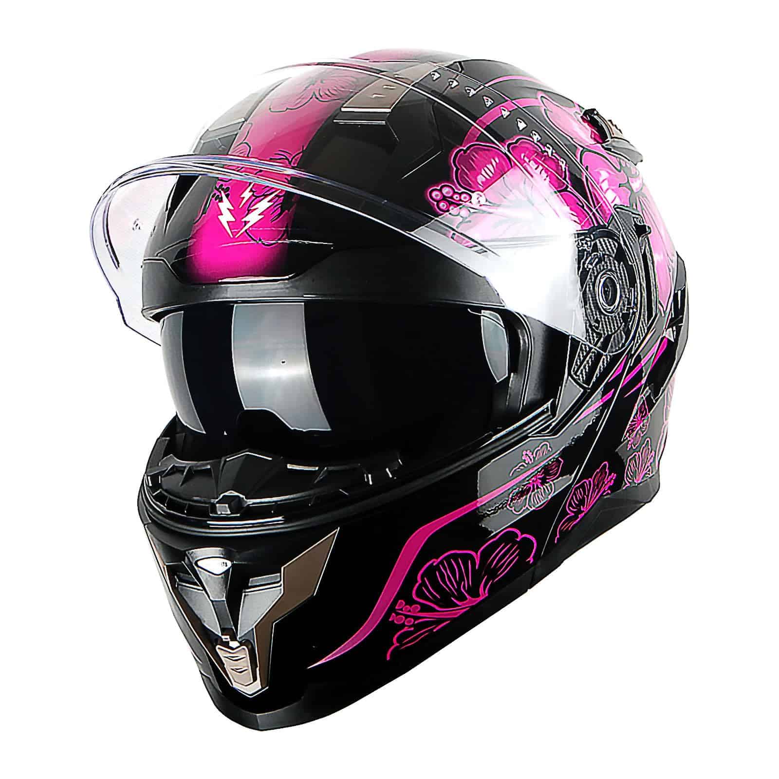 Casco modular de cara completa para motocicleta 1Storm DOT - Imagen 3