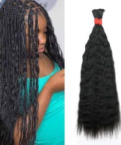 Cabello Humano a Granel Súper Francés para -Jet Black #1