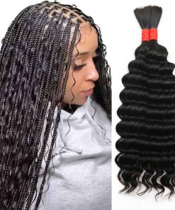 Pelo Humano a Granel Ondas Profundas para Trenzar Sin Trama