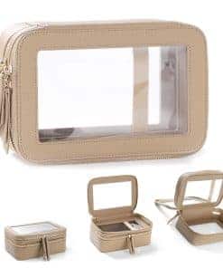 Bolsas de maquillaje transparente Minnanxi para viaje,