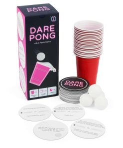 Prezey Dare Pong - Juego de Beber para Adultos, Juegos de
