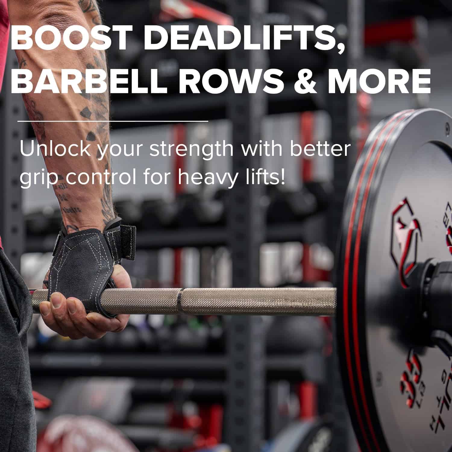 Agarres de Levantamiento de Pesas con Correas de Muñeca - Imagen 6