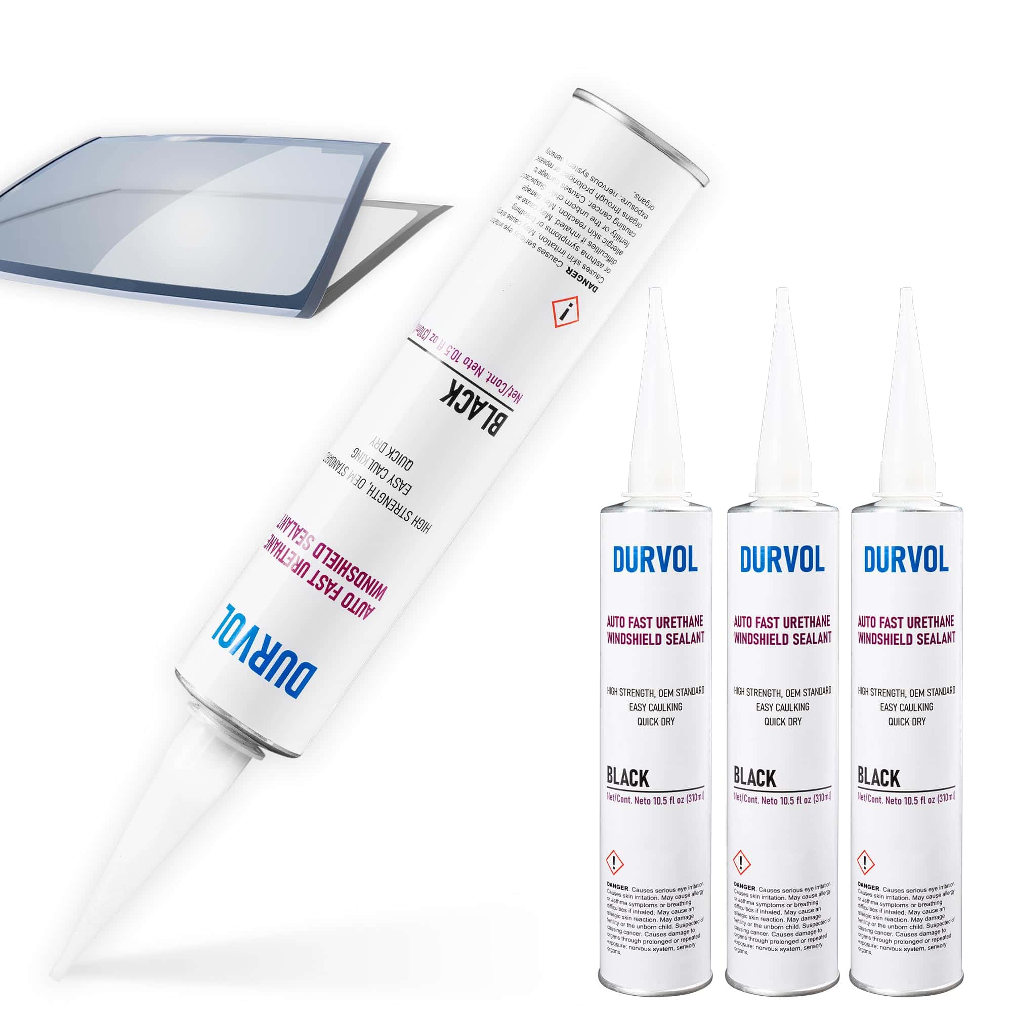 Sellador adhesivo para parabrisas de uretano para vidrio de