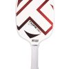 Paleta de Pickleball TMPR Sports Terra LX - -Roja sobre Blan