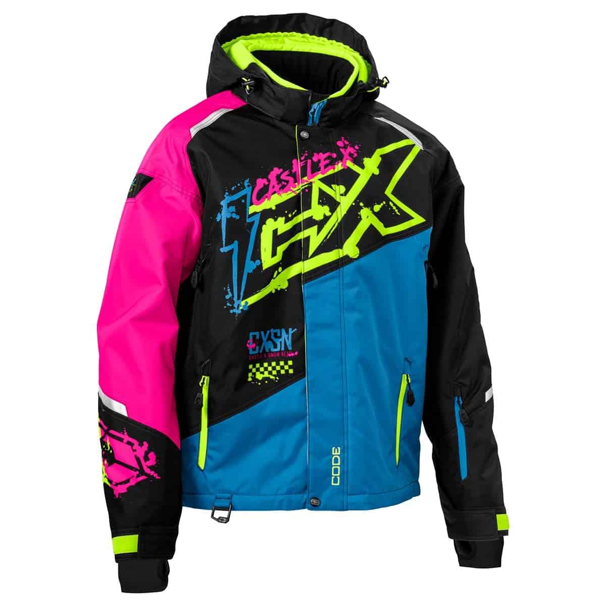 Chaqueta Castle X Men's Code G5 (Azul Proceso/Rosa