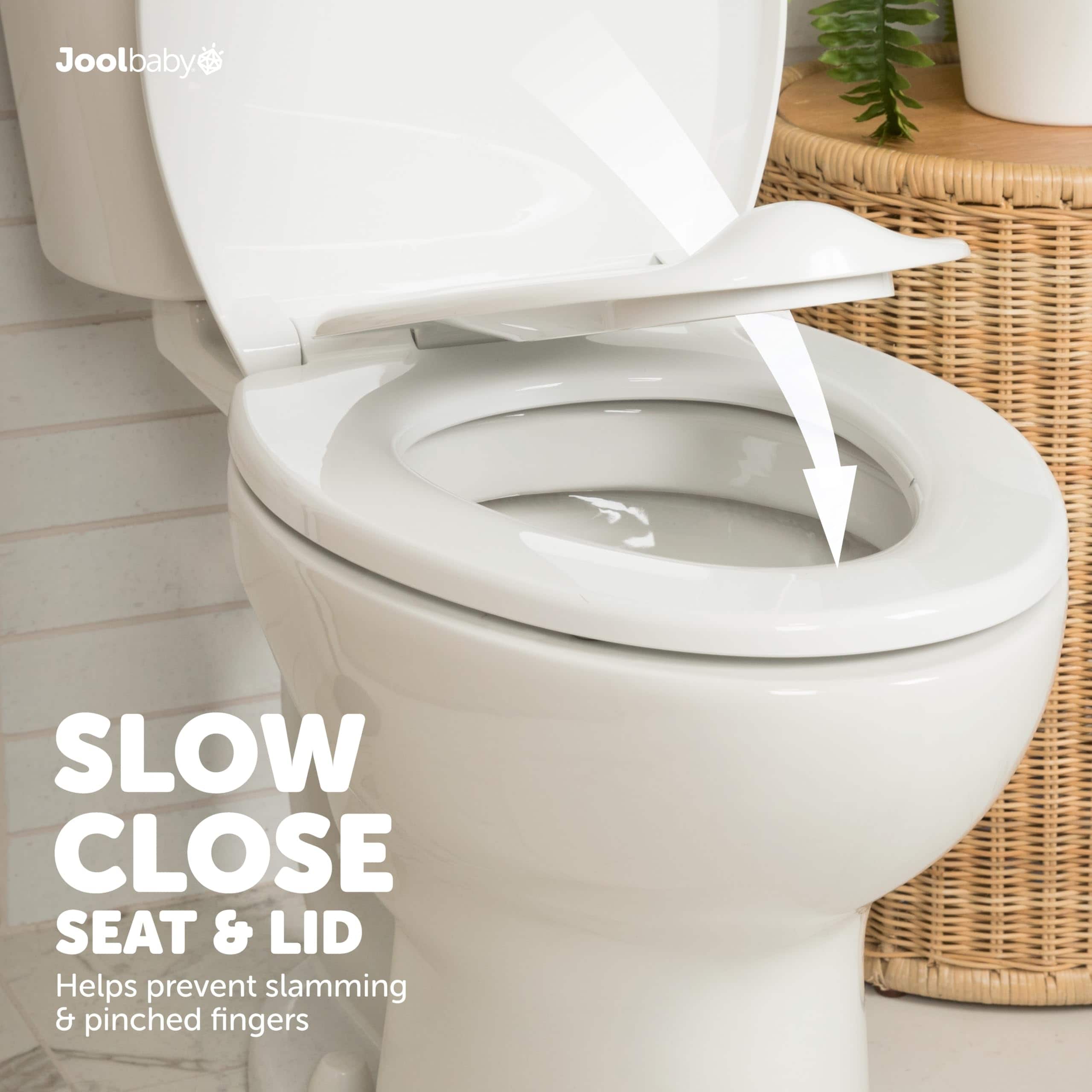 Asiento de Inodoro Redondo de Rápido Volteo con Orinal - Imagen 5