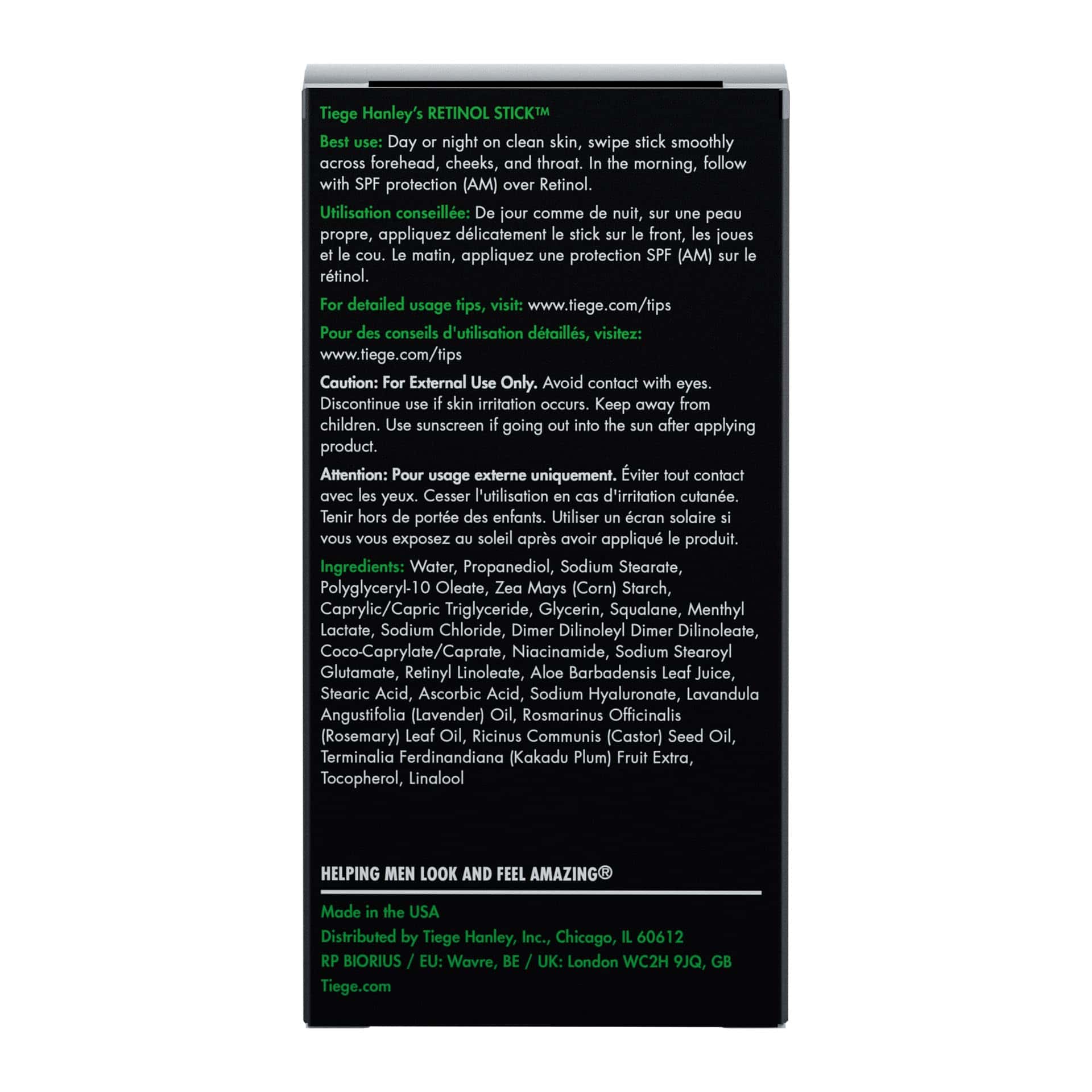 Tiege Hanley Retinol Stick para Hombres - Stick de Retinol - Imagen 3