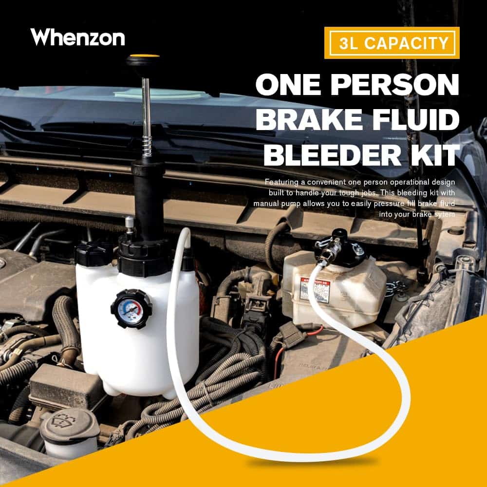 Kit de purga de frenos manual Wenzhon de 3L, Bomba - Imagen 3