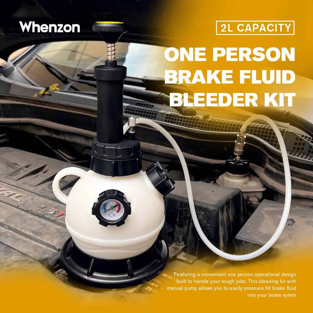 Kit de Sangrado de Frenos Manual Wenzhon 2L, Bomba de - Imagen 3