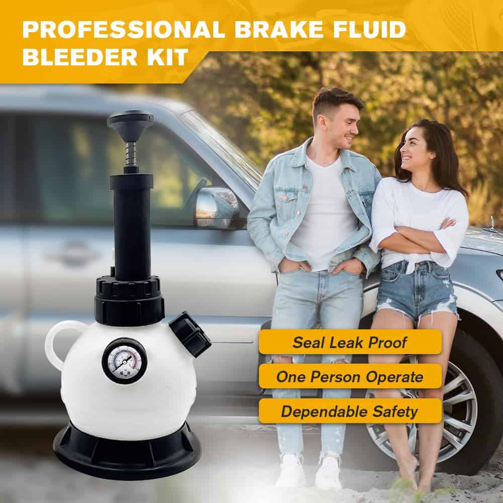 Kit de Sangrado de Frenos Manual Wenzhon 2L, Bomba de - Imagen 6