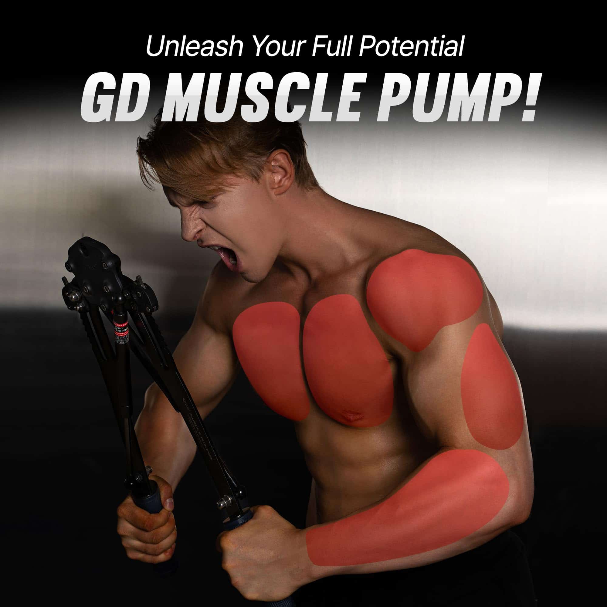 (Nuevo) GD Muscle Pump Power Twister Exercitador de Brazos - Imagen 3