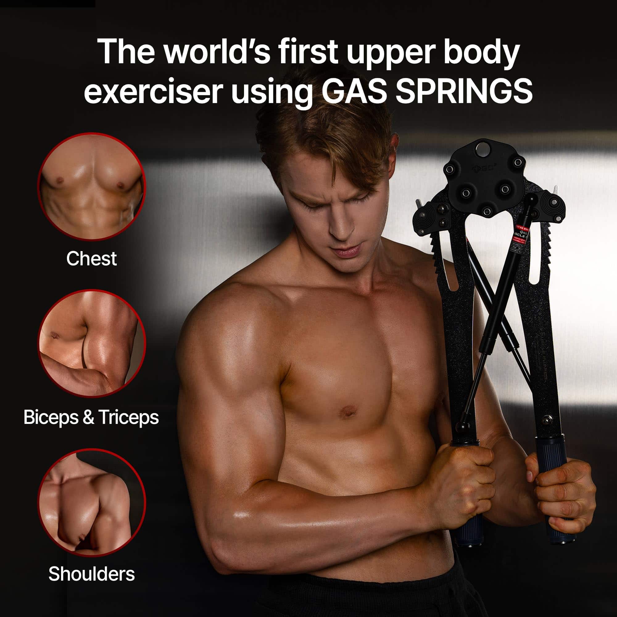 (Nuevo) GD Muscle Pump Power Twister Exercitador de Brazos - Imagen 4