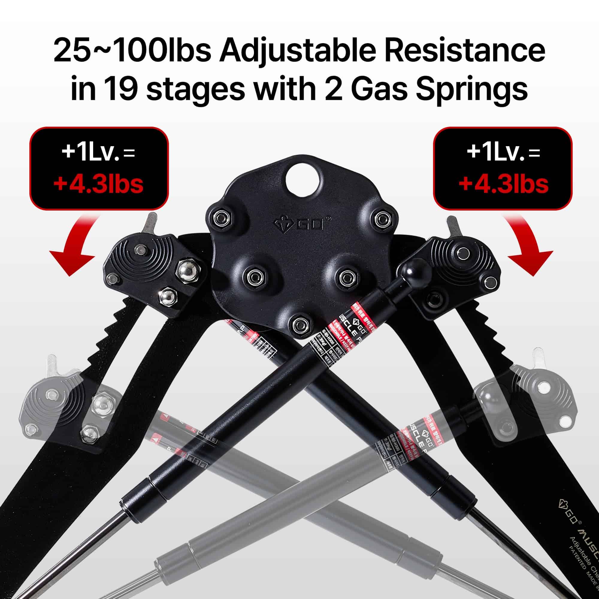 (Nuevo) GD Muscle Pump Power Twister Exercitador de Brazos - Imagen 5