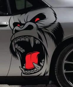 Calcomanías de vinilo para automóvil con patrón de cabeza