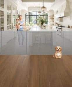 Puerta de bebé retráctil extra ancha de 120 -Gris