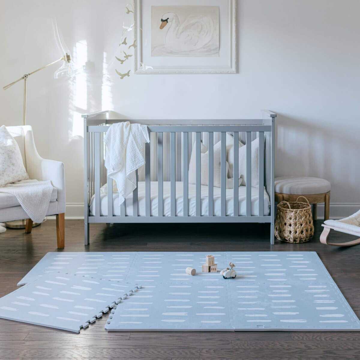 Tapetes de Juego para Bebés Little Landings -Azul Neblinoso