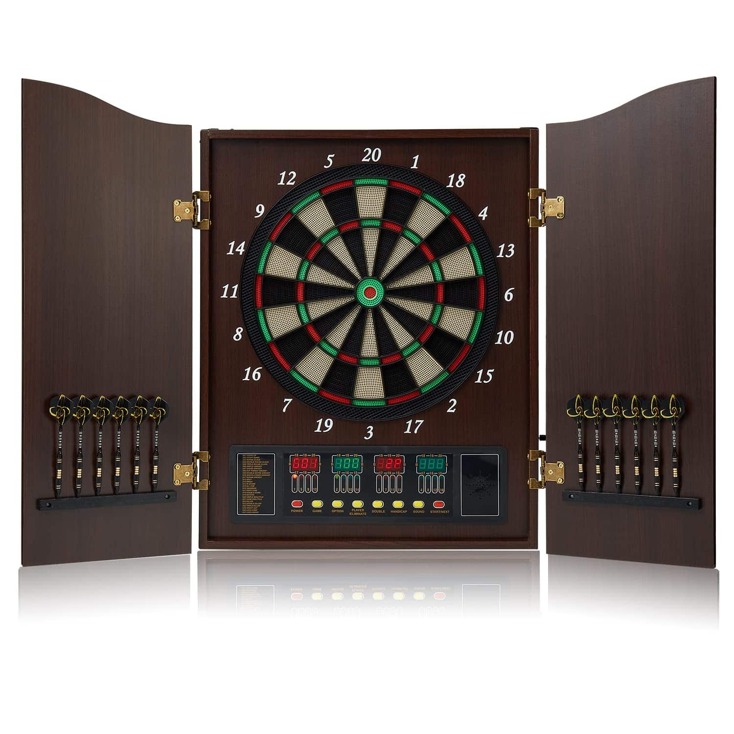 Tablero de Dardos Hanbramo, Set Decorativo de Gabinete de