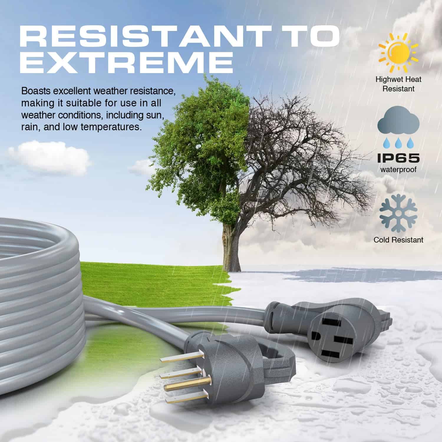 Cable de extensión de 50 amperios para RV y EV 15 pies | - Imagen 7