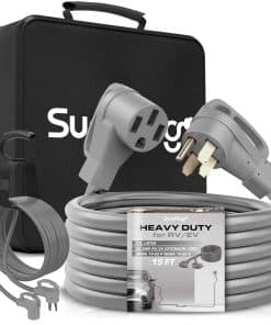 Cable de extensión de 50 amperios para RV y EV 15 pies |