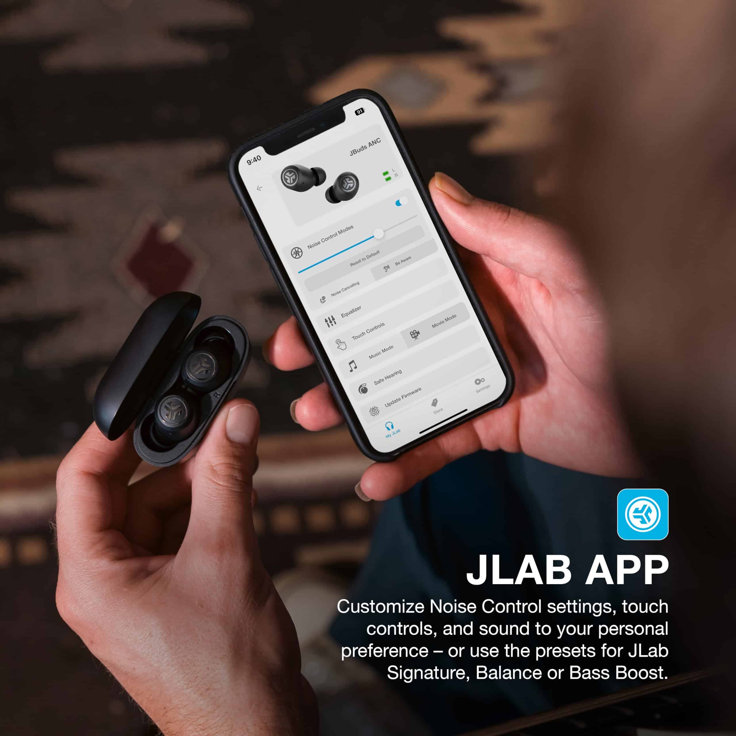 JLab JBuds ANC 3 Audífonos inalámbricos True Wireless con - Imagen 4