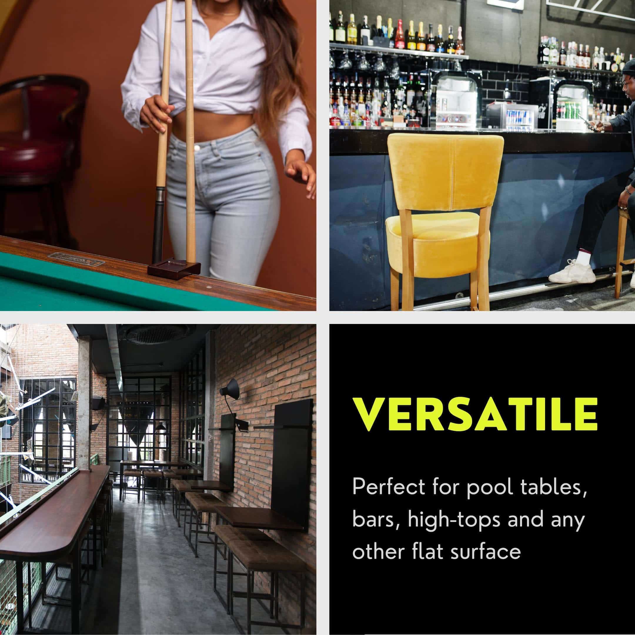 Soporte para palos de billar BILLIARDS XPRESS -Caoba - Imagen 9