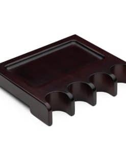 Soporte para palos de billar BILLIARDS XPRESS -Caoba