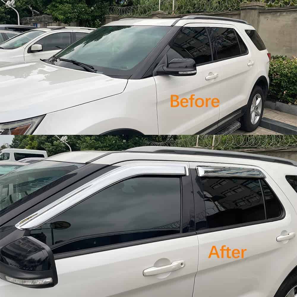 Visera de ventana lateral cromada Puermto 94056Y para - Imagen 3