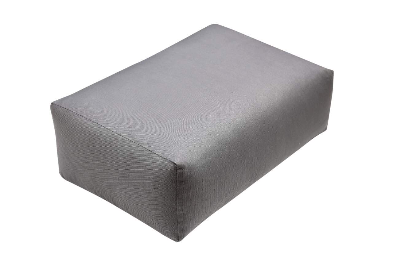 Almohada de soporte rectangular para yoga WELLROX, Gris, - Imagen 5
