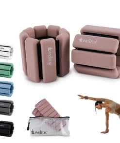 Pulseras Ponderadas Wellrox - Peso Ajustable para Tobillo y