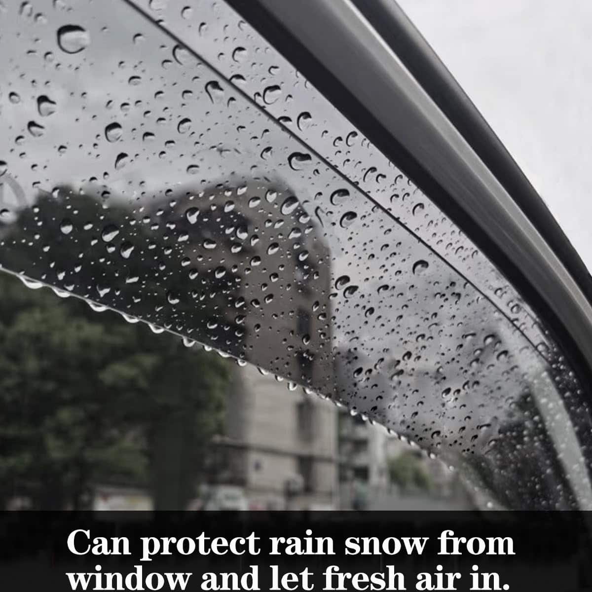 4pcs Deflectores de Lluvia a Prueba de Roturas Originales y - Imagen 10