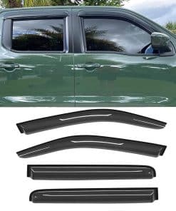 4pcs Deflectores de lluvia a prueba de fracturas originales