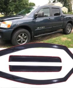 4pcs Deflectores de Viento de Canal Pasa Ventanas de los