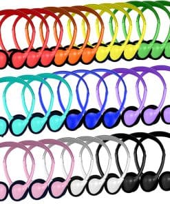 Ladont 30 Pack Audífonos para Niños a Granel para Escuela,