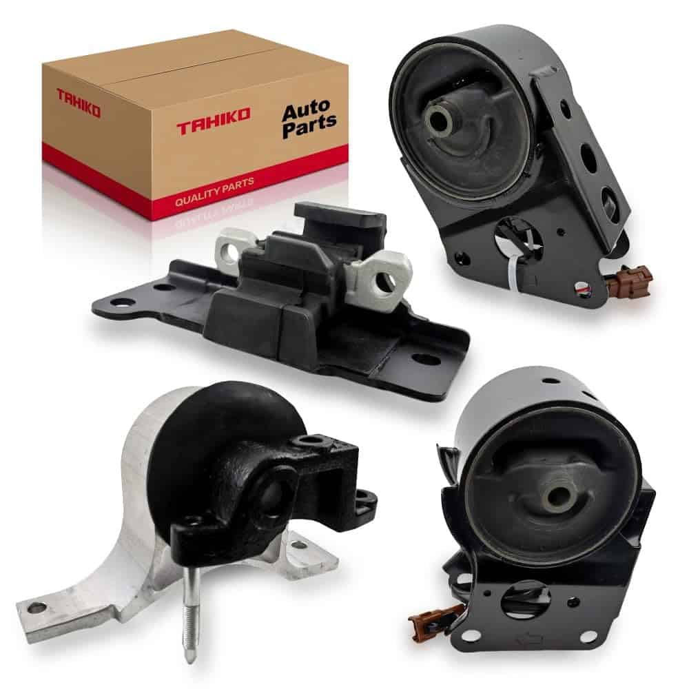 Juego de 4 montajes de motor y transmisión compatible con