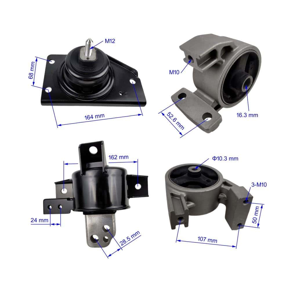 Juego de 4 Soportes de Motor y Transmisión para 2006 2007 - Imagen 3