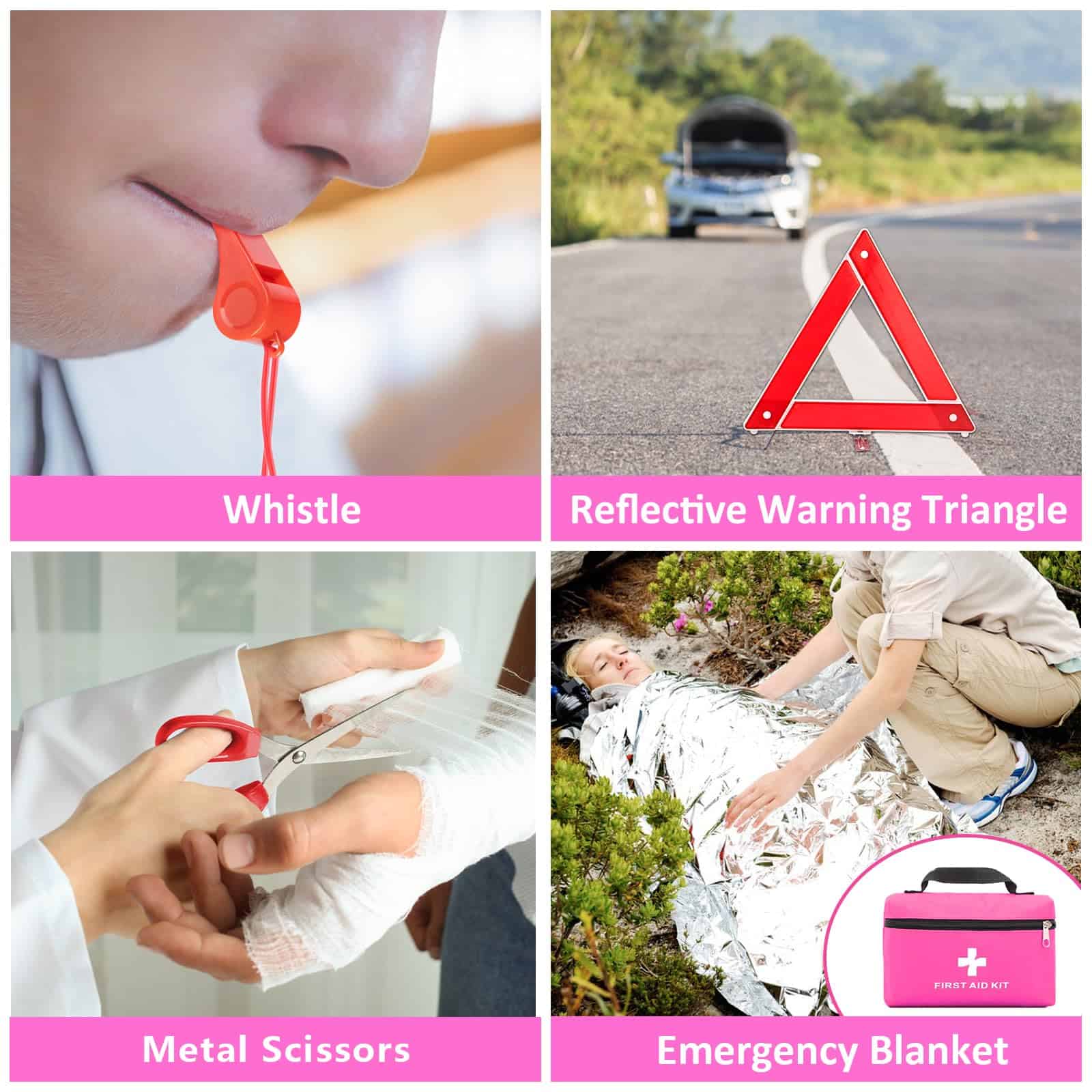 Kit de Seguridad en Carretera para Coche HLWDFLZ - 129pcs - Imagen 6