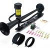 GAMPRO Bocina de Aire de 12V 150DB con Kit de soporte, 18
