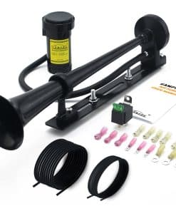 GAMPRO Bocina de Aire de 12V 150DB con Kit de soporte, 18