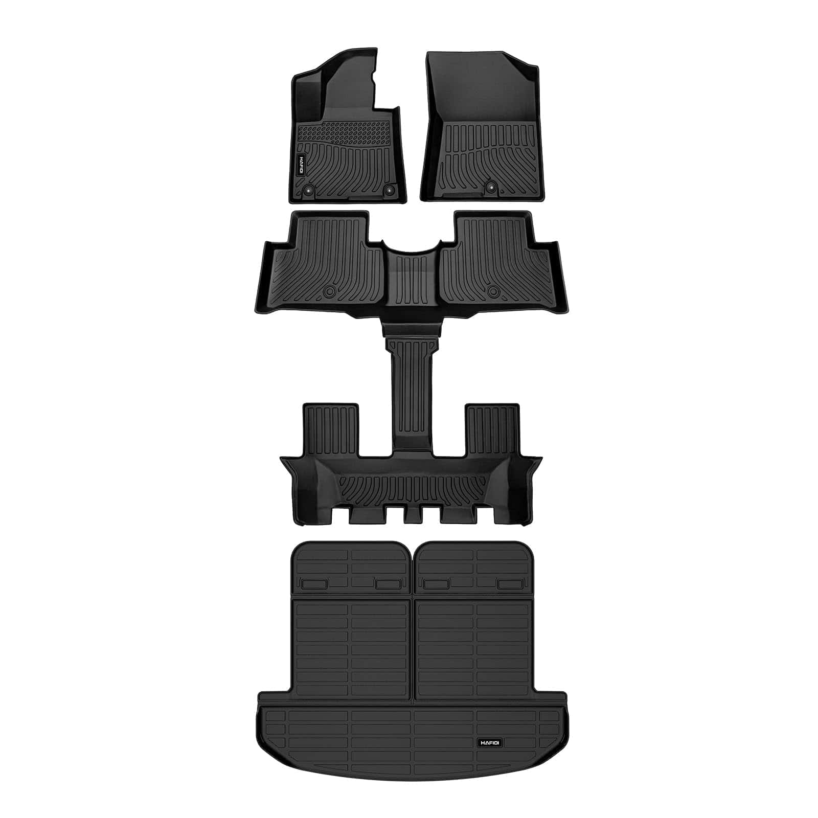 Set de tapetes y protector de carga HAFIDI para Kia Sorento