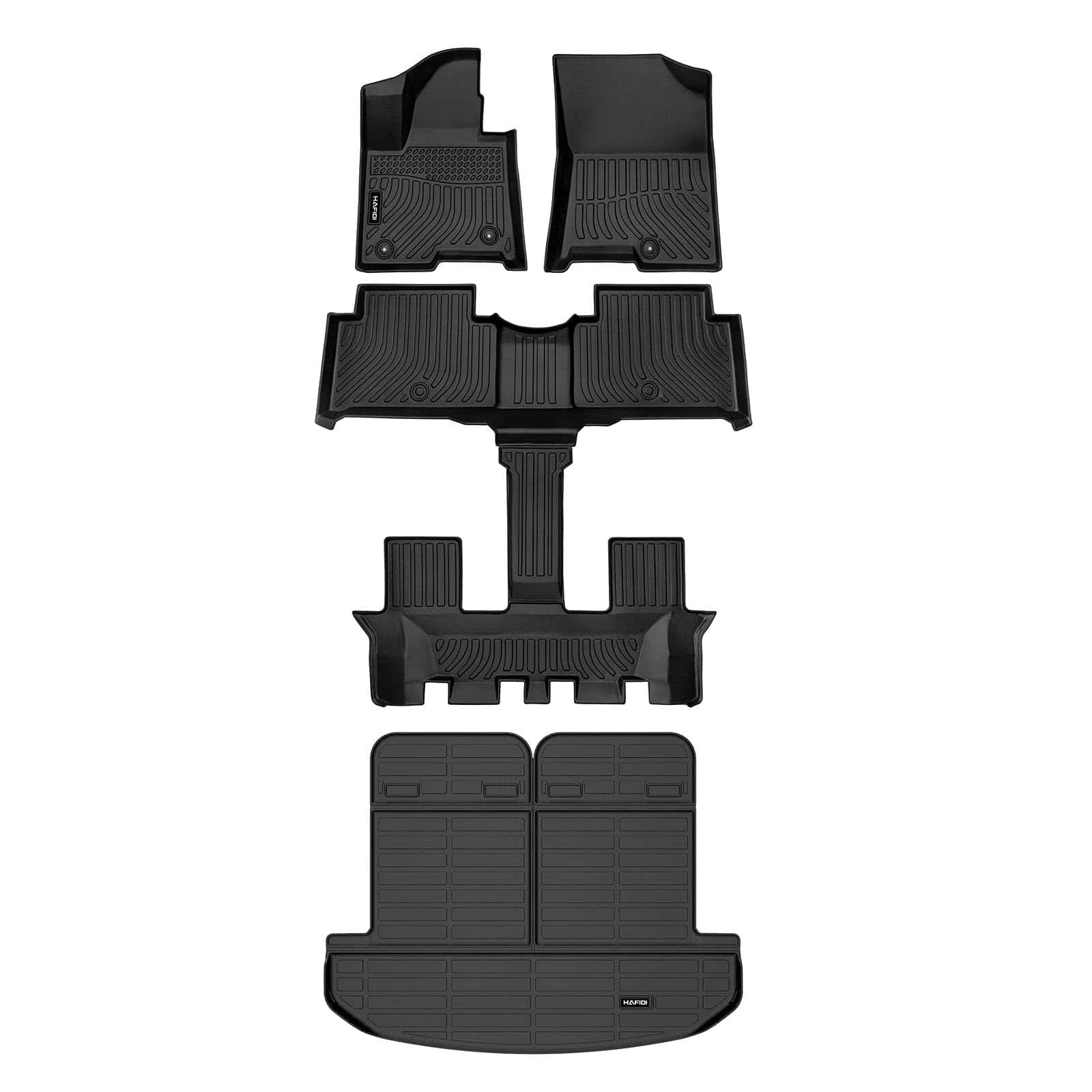 Juego de tapetes para piso y forro de carga HAFIDI para Kia